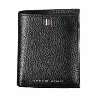 Tommy Hilfiger Black Leather Wallet (TO-27190)
