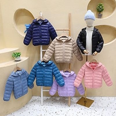 Kids Girls' Puffer Jacket Solid Color Active Zipper School Coat Outerwear 3-10 Years Winter Black Pink Navy Blue Lightinthebox Kids Girls' Puffer Jacket Solid Color Active Zipper School Coat Outerwear 3-10 Years Winter Black Pink Navy Blue Lightinthebox