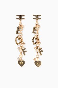 Charms Chain Pendant Earrings