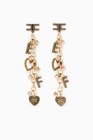 Charms Chain Pendant Earrings - thumbnail