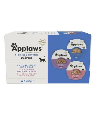 Applaws Cat Multipack Fish Selection 8 X 60G Pot