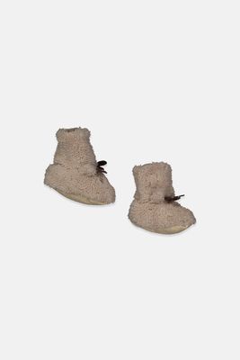Toddlers Unisex Textured Socks Brown Toddlers Unisex Textured Socks Brown
