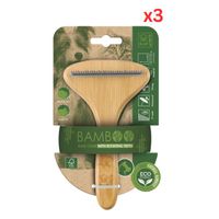 M-PETS Bamboo Rake Comb 31 Teeth (Pack of 3)