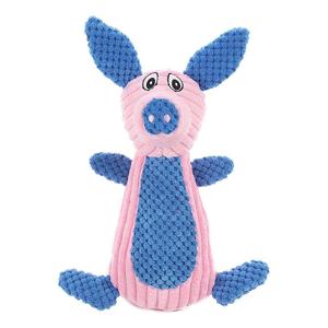 Nutrapet Plush Pet Squeakz Ely / Baby Piggie / Papa Piggie Dog Toy Small (Includes 1)