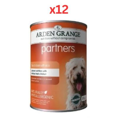 Arden Grange Partners Chicken, Rice & Vegetables Wet Dog Food 395G (Pack of 12)
