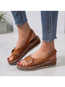 Comfortable wedge sandals