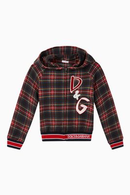 DG Tartan Jersey Hoodie DG Tartan Jersey Hoodie