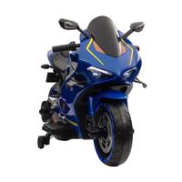 Megastar Ride on V5 Kids Electric 12 v Motorcycle - Unleash the Joy of Riding Blue