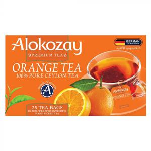 Alokozay Orange Tea - 25 Tea Bags In Foil Wrapped Envelopes