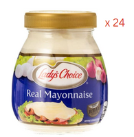 Lady'S Choice Mayonnaise Fresh Eggs - 220 Ml Pack Of 24 (UAE Delivery Only)