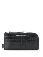 Neighborhood snakeskin effect wallet - Black