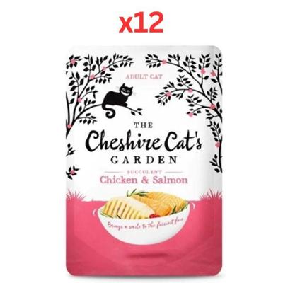 The Cheshire Cat's Garden Chicken & Salmon Wet Cat Food 85G (Pack of 12) The Cheshire Cat's Garden Chicken & Salmon Wet Cat Food 85G (Pack of 12)