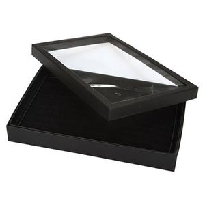 100 Slot Velvet Jewelry Storage Tray Box