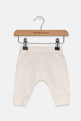 Baby Girls Heathered Jogger Pants Pebble Heather Baby Girls Heathered Jogger Pants Pebble Heather