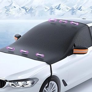 Snow Shield Automobile Semi-hood, Clothing, Hood, Snow/Sun Protection, Rain Protection, Heat Insulation, Sun Shield, Half-length Front Bumper, Thickened Snow Shield miniinthebox