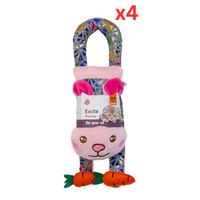 FOFOS Meow Door Hanger Rabbit Cat Toy (Pack Of 4)