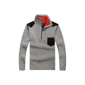 Winter Warm Thicken Fleece Lining Casual Sweater for Men