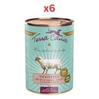 Terra Canis Grain Free Lamb Dog Wet Food 400G (Pack of 6)