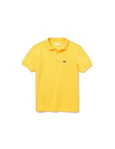 Lacoste Short Sleeve Polos - Yellow Lacoste Short Sleeve Polos - Yellow