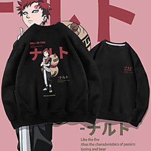 Inspired by Naruto Sabaku No Gaara Anime Cartoon 100% Polyester Print Harajuku Graphic Kawaii Hoodie For Women's / Men's / Couple's miniinthebox
