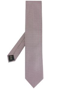 Ermenegildo Zegna square patterned tie - PURPLE