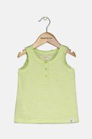 Baby Girls Basics Cotton Blend Top  Lime Green - thumbnail