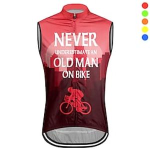 21Grams Men's Cycling Vest Cycling Jersey Sleeveless Bike Vest  Gilet Top with 3 Rear Pockets Mountain Bike MTB Road Bike Cycling Breathable Moisture Wicking Quick Dry Back Pocket Yellow Red Blue Lightinthebox