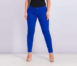 Womens Plain Skinny Jeans  Blue
