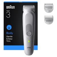 Braun Series 3 Body Groomer, Gentle & Easy Trim with SkinGuard, +3 Grooming Tools & Accessories - BG3530