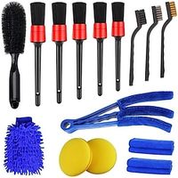 15pcs Car Detailing Brush Set For Cleaning Vents And Gaps, Auto Cleaning Kit For Car Maintenance miniinthebox - thumbnail