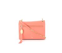 Womens Diane Gold Chain Shoulder Bag Peach Womens Diane Gold Chain Shoulder Bag Peach
