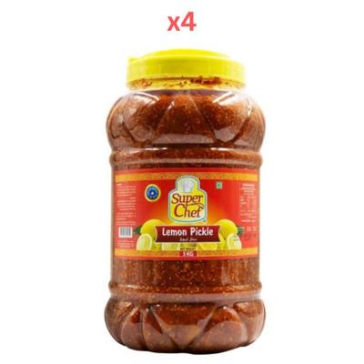 Super Chef Lemon Pickle 5Kg (Pack Of 4)