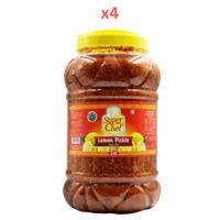 Super Chef Lemon Pickle 5Kg (Pack Of 4)