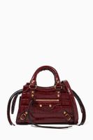 Neo Classic Mini Top Handle Bag in Shiny Crocodile Embossed Calfskin - thumbnail