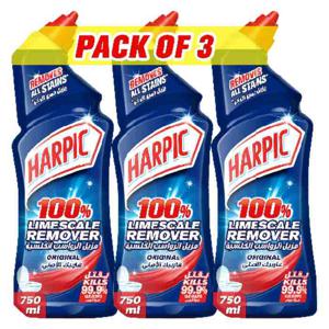 Harpic TC Liquid Limescale Remover 3 x 750 ml