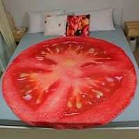 Mexican Burrito Blanket Corn Cake Blanket Air Conditioner Envelope Watermelon Flange Fluffy Blanket Tomato Blanket Lightinthebox - thumbnail