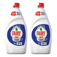 Fairy Plus Dishwashing Liquid Soap Antibacterial With Alternate Power To Bleach 2 x 600 ml