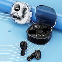 TMK01 Sleep Bluetooth Earphone In-Ear Noise Reduction Private Model Ultra Long Range Digital Display Screen Earphone True Wireless Headphones TWS Earbuds In Ear Bluetooth 5.3 Sports Ergonomic Design Lightinthebox - thumbnail