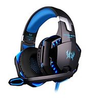 KOTION EACH G2000 Gaming Headset 7.1 Channel Sound Bass Headphones LED Microphone Inline Control Package with Headphone and Mic Adapter for Desktop Computer PS4PS5XBOX miniinthebox - thumbnail
