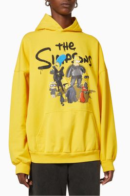The Simpsons TM & © 20th Television Hoodie in Cotton Fleece The Simpsons TM & © 20th Television Hoodie in Cotton Fleece