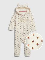 Baby Gap Logo Hoodie One-Piece - thumbnail