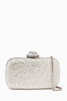 Spider Box Clutch in Crystal Suede - thumbnail