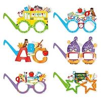 Back to school Opening Season Party Decoration Quality Glasses School Return Season Party Decoration Funny Photography Props Lightinthebox - thumbnail