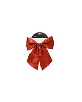 Kaemingk Decoris 20cm Bow Polyester On Clip Red