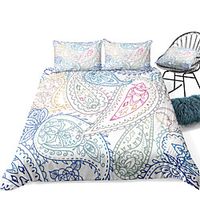 Duvet Cover Sets 3 Piece Rayon  Polyester 3D Rainbow Reactive Print Bohemian Style Lightinthebox - thumbnail