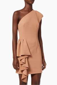 Jacelyn Crepe Mini Dress