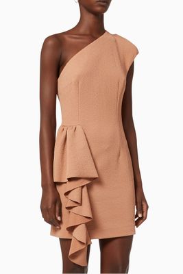 Jacelyn Crepe Mini Dress