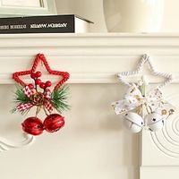 Christmas Ornaments Xmas Star Bell Christmas Tree Hanging Pendant Christmas Decoration for Home miniinthebox - thumbnail