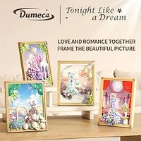 655pcs Dream Wedding Dress Romantic Mini Building Blocks Model Toys Exquisite Clothing Photo Frame ChristmasThanksgiving Day Gifts For Friends And Family Lightinthebox - thumbnail