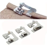 3 Sizes Wide Rolled Hem Pressure Foot Sewing Machine Presser Foot Hemmer Foot Set 12 Inch 34 Inch 1 Inch Low Shank Sewing Machine Presser Foot for Brother Singer Lightinthebox - thumbnail
